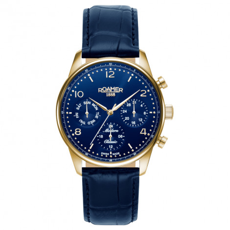 Szwajcarski elegancki zegarek męski ROAMER Modern Classic 509902 48 44 02 (509902484402)