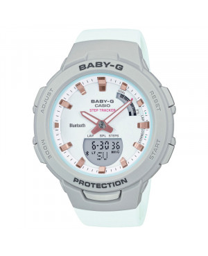 Sportowy zegarek damski CASIO Baby-G BSA-B100MC-8AER (BSAB100MC8AER)