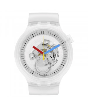 Szwajcarski zegarek SWATCH Clearly Bold SB01K100