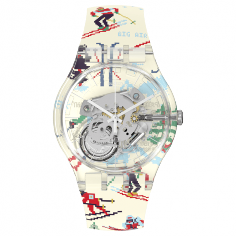 Szwajcarski zegarek SWATCH Alpine Skiing SUOK145-012