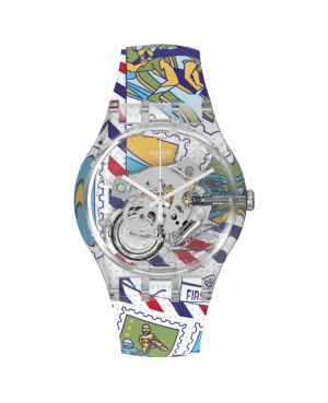 Szwajcarski zegarek SWATCH Sleighing SUOK137-023