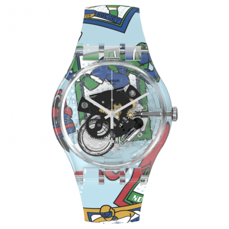 Szwajcarski zegarek SWATCH Ice Hockey SUOK136-028