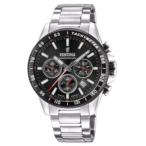 Szwajcarski sportowy zegarek męski FESTINA Timeless Chronograph F20560/6 (F205606)