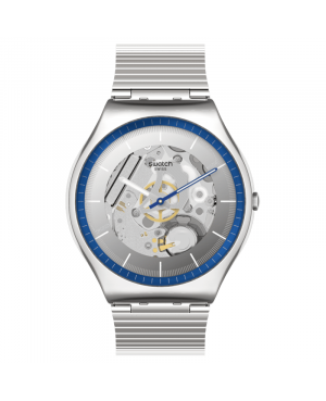 Szwajcarski elegancki zegarek męski SWATCH RINGING IN BLUE SS07S116GG