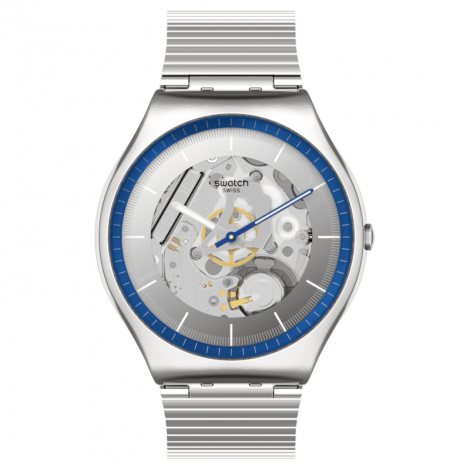 Szwajcarski elegancki zegarek męski SWATCH RINGING IN BLUE SS07S116GG