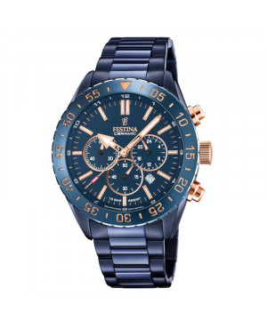 Sportowy zegarek męski FESTINA Ceramic F20576/1