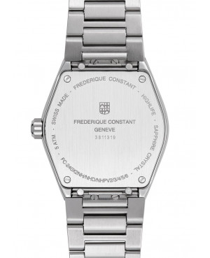 Dekiel Szwajcarski elegancki zegarek damski FREDERIQUE CONSTANT Highlife FC-240LND2NH6B