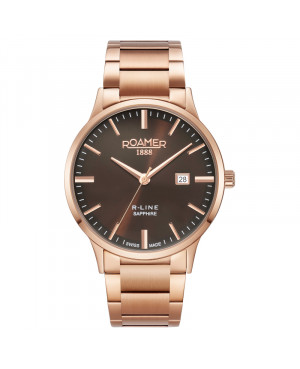 Szwajcarski elegancki zegarek męski ROAMER R-Line Classic 718833 49 65 70