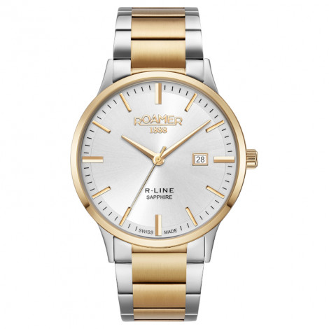 Szwajcarski elegancki zegarek męski ROAMER R-Line Classic 718833 48 15 70