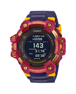 Sportowy zegarek męski CASIO G-Shock G-SQUAD FC Barcelona Limited Edition GBD-H1000BAR-4ER (GBDH1000BAR4ER)