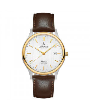 Szwajcarski klasyczny zegarek męski ATLANTIC Seabase 60343.43.21