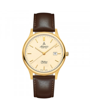 Szwajcarski klasyczny zegarek męski ATLANTIC Seabase 60343.45.91