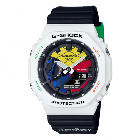 Sportowy zegarek męski CASIO G-Shock RUBIK'S GAE-2100RC-1AER (GAE2100RC1AER)