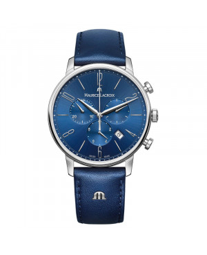 Szwajcarski elegancki zegarek damski MAURICE LACROIX Eliros Chronograph EL1098-SS001-420-4