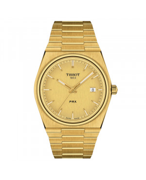 Szwajcarski klasyczny zegarek męski TISSOT PRX T137.410.33.021.00
