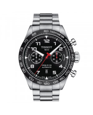 Szwajcarski sportowy zegarek męski TISSOT PRS 516 Automatic Chronograph T131.627.11.052.00