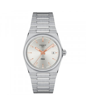 Szwajcarski klasyczny zegarek damski TISSOT PRX T137.210.11.031.00