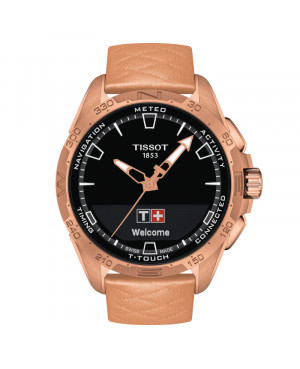 Szwajcarski sportowy zegarek męski TISSOT T-Touch Connect Solar T121.420.46.051.00
