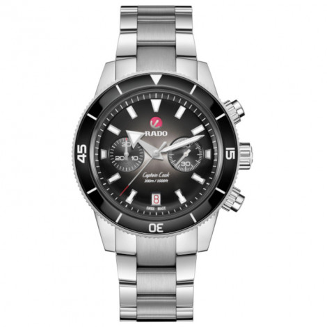 Szwajcarski nurkowy zegarek męski RADO Captain Cook Automatic Chronograph R32145158