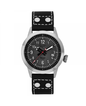 Polski zegarek męski dla pilotów XICORR SPARK DARK GREY (DG)