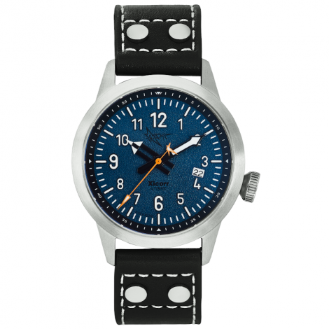 Polski zegarek męski dla pilotów XICORR SPARK NAVY BLUE (NB)