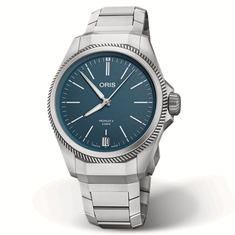 Szwajcarski zegarek męski dla pilotów ORIS Pro Pilot X 01 400 7778 7155-07 7 20 01TLC