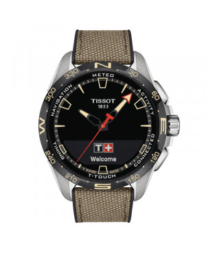 Szwajcarski sportowy zegarek męski TISSOT T-Touch Connect Solar T121.420.47.051.07