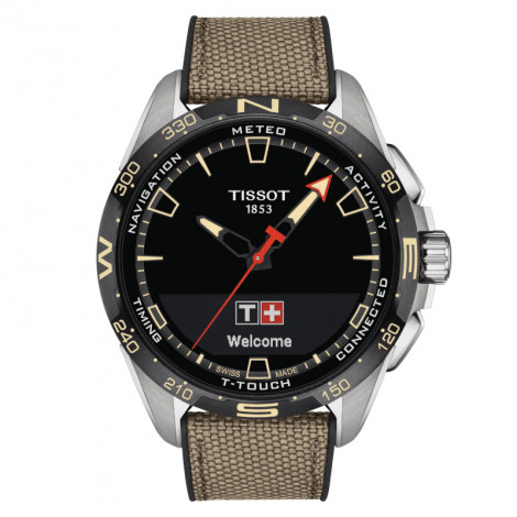 Szwajcarski sportowy zegarek męski TISSOT T-Touch Connect Solar T121.420.47.051.07