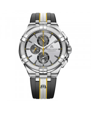 Szwajcarski sportowy zegarek męski MAURICE LACROIX AIKON Quartz Chronograph Special Edition KOTC Titanium AI1018-TT030-130-K