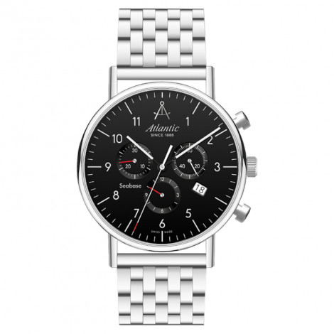Szwajcarski elegancki zegarek męski ATLANTIC 60457.41.65