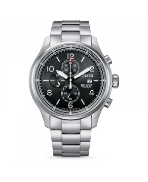 Sportowy zegarek męski CITIZEN Eco-Drive Titanium Chrono CA0810-88E