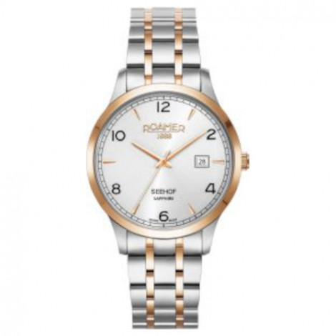 Szwajcarski elegancki zegarek męski ROAMER Seehof 509833 49 14 20