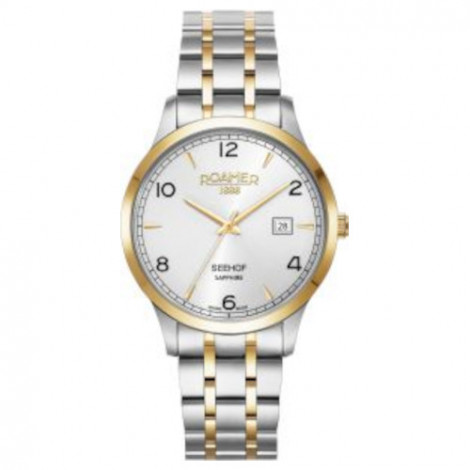 Szwajcarski elegancki zegarek męski ROAMER Seehof 509833 47 14 20