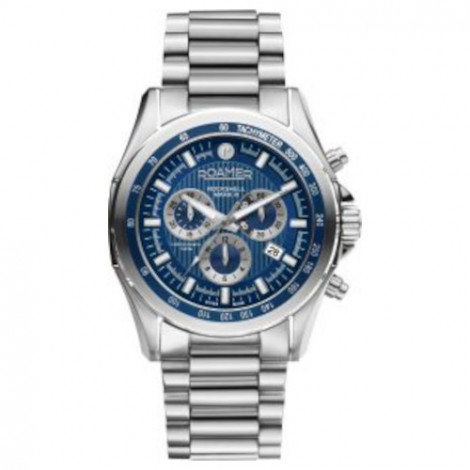 Szwajcarski sportowy zegarek męski ROAMER Rockshell Mark III Chrono 220837 41 45 20