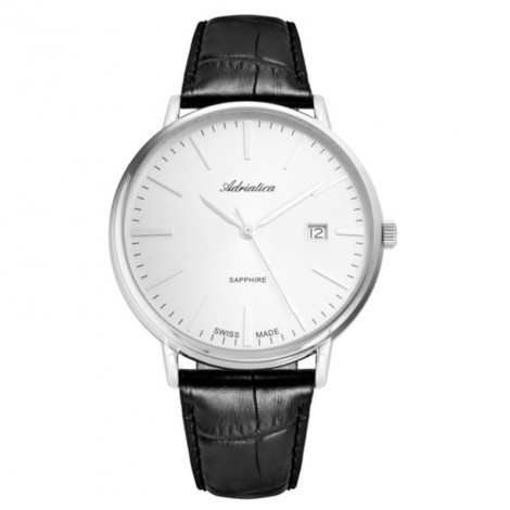 Elegancki szwajcarski zegarek męski ADRIATICA Sapphire A1283.5213Q