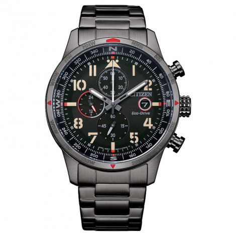 Sportowy zegarek męski CITIZEN Pilot Chrono CA0797-84E