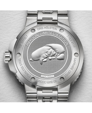 Szwajcarski, męski zegarek do nurkowania ORIS Aquis Payoon Limited Edition 01 400 7763 4117-Set