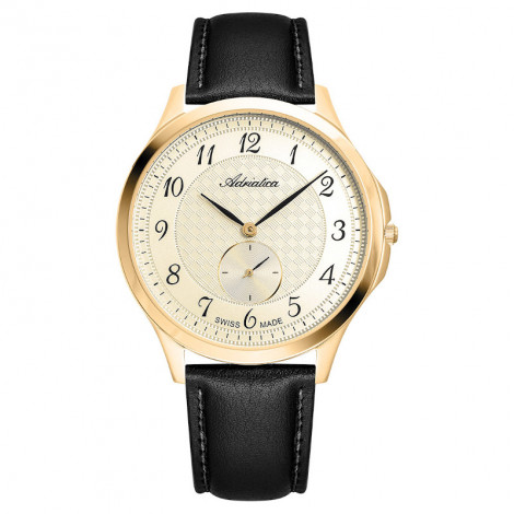 Klasyczny szwajcarski zegarek męski ADRIATICA Sapphire A8241.1221Q