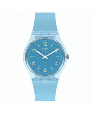 Szwajcarski modowy zegarek SWATCH Turquoise Tonic SO28S101