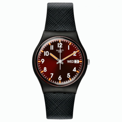 Szwajcarski modowy zegarek damski SWATCH Sir Red GB753