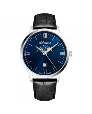 Szwajcarski klasyczny zegarek męski ADRIATICA A1297.5265QM