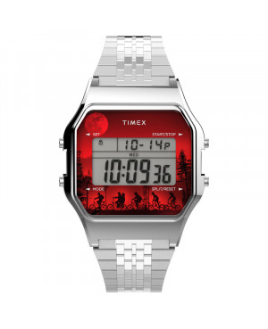 Modowy zegarek męski TIMEX T80 x Stranger Things TW2V50900
