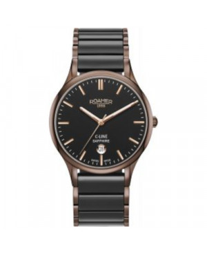 Szwajcarski elegancki zegarek męski ROAMER C-Line 658833 43 55 61