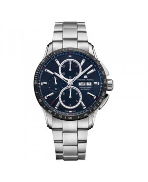 Szwajcarski sportowy zegarek męski MAURICE LACROIX Pontos S Chronograph PT6038-SSL22-430-1