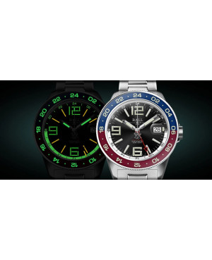 Szwajcarski, sportowy zegarek męski BALL Engineer III Maverick GMT Limited Edition (40mm) DG3028C-S1CJ-BK