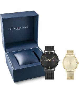 Modowe zegarki - męski i damski TOMMY HILFIGER Gift Set 1770018