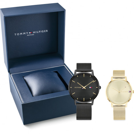 Modowe zegarki - męski i damski TOMMY HILFIGER Gift Set 1770018