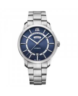Szwajcarski elegancki zegarek męski MAURICE LACROIX PONTOS Day Date PT6358-SS002-431-1