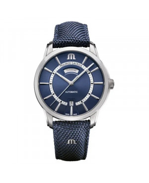Szwajcarski elegancki zegarek męski MAURICE LACROIX PONTOS Day Date PT6358-SS004-431-4