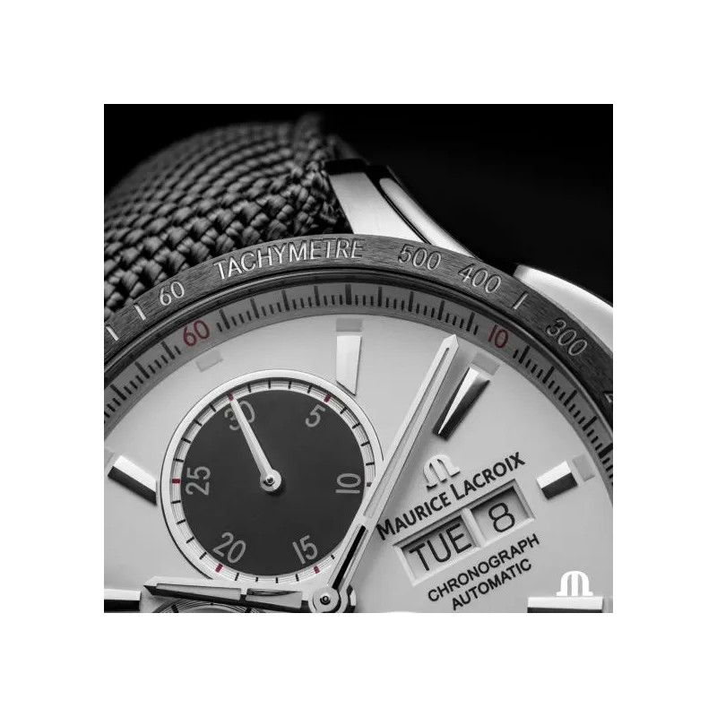 zegarek męski MAURICE LACROIX PONTOS S Chronograph PT6038-SSL22-130-1